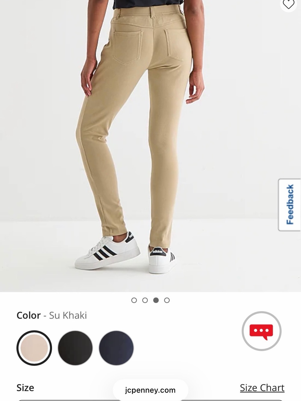 Izod Slim Su Khaki Skinny Pants
